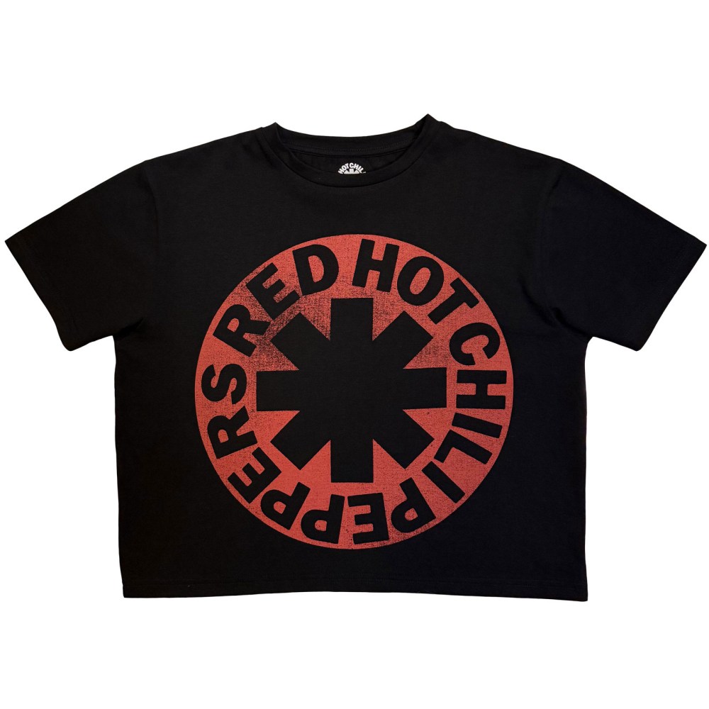 Red Hot Chili Peppers - Asterisk Circle Crop top - Schwarz
